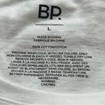 Nordstrom BP Shine Bright Rainbow Boxy Tank Top White Size Large Photo 4