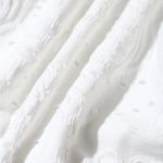 Berlook Textured Twist Bralette Bikini Top and Textured Tie Bikini Bottom 50 White Size M Photo 11