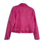 Gap x Barbie Puff Sleeve Icon Denim Jacket Pink Photo 6