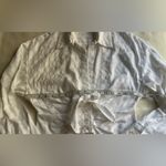 ZARA  White Button Down Shirt with Tie Front Photo 7