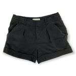 Kate Spade  Broome Street | Size 0 | High Rise Cuffed Black Shorts Photo 0