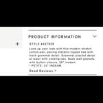 Ann Taylor  lace up pants. Photo 4