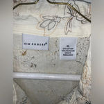 Liz Claiborne /Kim Rogers set 2 short‎ sleeve seersucker ivory tops XL Photo 8