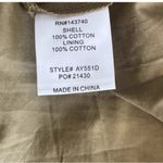 Hyacinth House Russell Mini Dress M NWT Cotton Moss Floral Ruffle Cottagecore Green Size M Photo 8