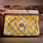 Fossil  Key-Per yellow and gray‎ handbag OS Photo 9
