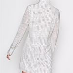 Joie  PRYNN POLKA DOT BLACK WHITE TUNIC SILK DRESS M Photo 3