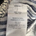 Faherty 100% Linen Womens Shorts Blue White Stripe Casual Beach Travel Size XL Photo 3