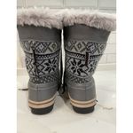 Mukluk Alexa Boots Women Size 6 Grey Lace Photo 2