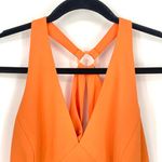 Laundry by Shelli Segal Laundry By‎ Shelli Segal Vintage Orange Halter CrissCross Back Summer Dress 4P Photo 7