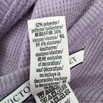 Victoria's Secret Victoria’s Secret Waffle Knit V Neck Jumpsuit Pajamas Lavender Purple Medium Photo 10