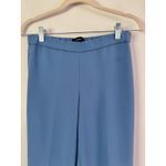 Theory  Basic Pull On Light Blue Classic Crepe Size 0 Dress Pants Photo 2