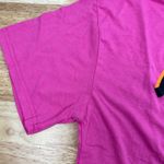 Women's Pink Cropped Short Sleeve Hot Cheetos Graphic T Photo 4
