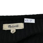 Madewell Black Ribbed Flare Sleeves Shirt Women Top Size Small | 63-9 Photo 5