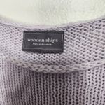 Wooden Ships  light purple anchor sleeveless knit sweater Photo 1
