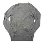 J.Crew Gray Linen Knit Cardigan with Pockets size Medium Photo 3