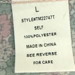 Cherry Cloth Lace Trim Frilly Popover Floral Long Sleeve Blouse Green Size Large Photo 10