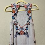 Ecote Urban Outfitters Blue Sleeveless Floral Shift Mini Dress Womens S Keyhole Photo 8