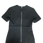 ALC Frank A.L.C. Women’s Elaine Black Empire Waist Cap Sleeve Black Mini Shift Dress Sz 2 Photo 7