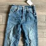 MOTHER Denim  high waisted double hiker skimp jeans in love bombs Photo 1