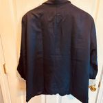 Allegra K  navy blue  Blazer with Striped Cuffs Photo 1