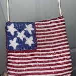 Vintage Unbranded Beaded American Flag All Photo 0