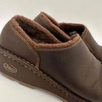 Chacos CHACO Brown Leather Slip-On Fur Lining Zaagh Baa Shoes Size 7 Photo 1