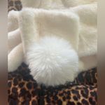 White Faux Fur Hoodwrap Photo 2