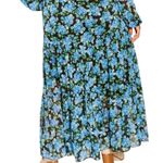 City Chic Blue Bunch Floral Long Sleeve Maxi Dress Size 22 New w/ Tag MSRP $139 Photo 5