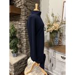 Lovers + Friends  Revolve Hip Tie Navy Blue Turtleneck Dress Long Sleeve  XL new Photo 12