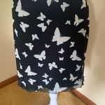 Wild Fable Lined Black and White Butterfly Mini Skirt, Size XL - NWT Photo 1
