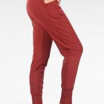 Shosho Firebrick Harem Knit Joggers Size Medium Photo 1