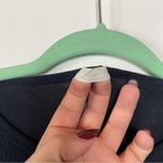 Arket Sweden Long Sleeve Cotton Midi Dress Black Medium Photo 3