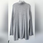 Reformation  Hazel Turtleneck Stretch Newton Gray Mini‎ Sweater Dress Tunic XL Photo 1