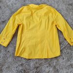 Attention  3/4 Sleeve Stretch Button Down Shirt Yellow Size XL Photo 7