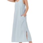 Pact Women’s Denim Chambray Cami Dress Photo 0