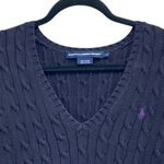 Ralph Lauren Ralph‎ Lauren Cable Knit Sweater Black Large Photo 2