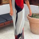 Long Maxi Dress White Photo 2