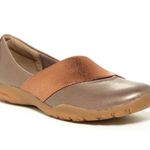 Clarks Vailee Pine Metallic Grey Pewter Bronze Mary Jane Ballet Flat Size 5 Photo 0