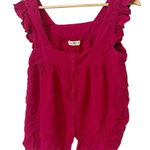 Natural Life ‎ Pink Ringer Tank Top Size Medium Photo 0