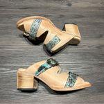 FREEBIRD by Steven Caprice heeled sandals in turquoise multi size 8 Photo 5