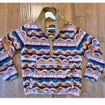 Billabong Switchback printed fleece Sherpa quarter snap pullover large Photo 10