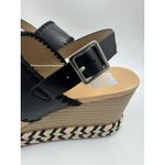 Dolce Vita Black Esmaya Espadrille Platform Wedge Sandals NEW Size 10 Photo 9