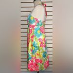 Lilly Pulitzer Brighton Halter Dress Boca Chica Floral Crochet Women's Size 8 Photo 1