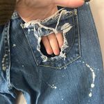 Paper Denim & Cloth  Distressed Straight Leg Jeans Size 25 Photo 5