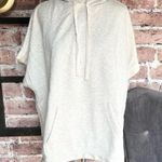 Loft  Oatmeal Hooded Poncho Sweatshirt XS/S Photo 1