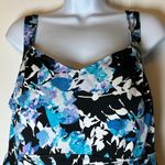 Swimsuits For All Black Tie Sides Tankini Swimsuit Aquabelle Size 20 GUC #1262 Photo 2