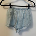 The Fifth Label Light Blue Linen Shorts Photo 0