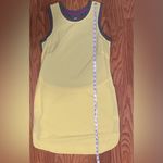 Title Nine  Sleeveless Speed Racer Athletic Dress Yellow Gray Medium Photo 6