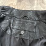 Vintage Jaclyn Smith retro y2k black Leather Blazer Jacket Size M Photo 1