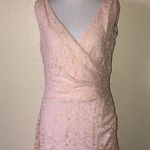 Bill Levkoff women’s lace blush pink bridesmaid gown Photo 1